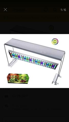 Luminária 50W 60cm Chihiros rgb
