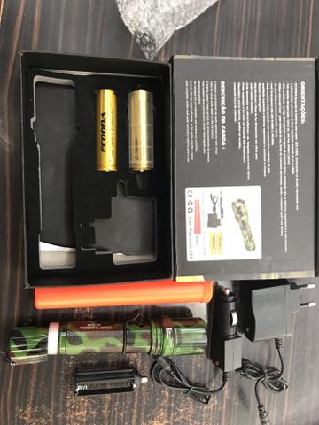 Promoção super Lanterna Tática Swat 300 metros 2 baterias (entrega grátis)