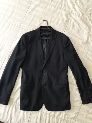 Blazer Azul Marinho escuro. tamanho 48 M. marca Makenji - Foto 2