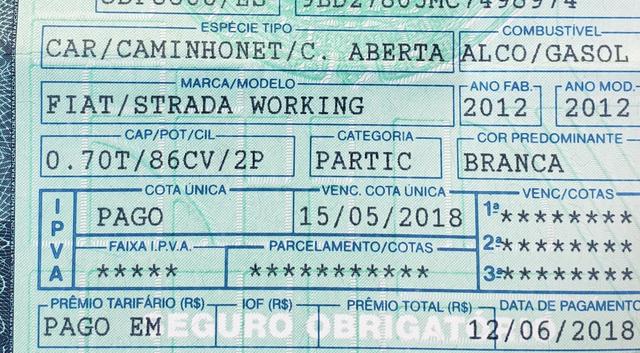 Fiat strada working 1.4 celebration cabine simples branca 2012 - Foto 4