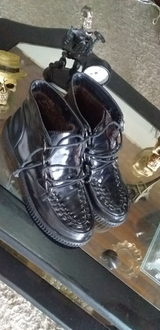 bota de vinil cano curto