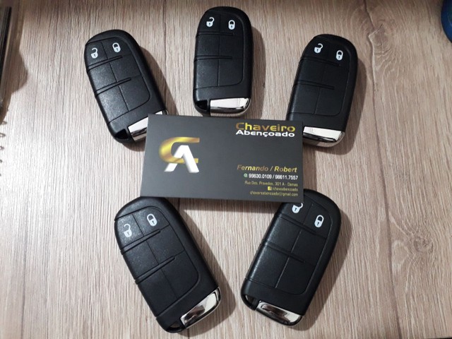 Capa chave Compass e Fiat Toro