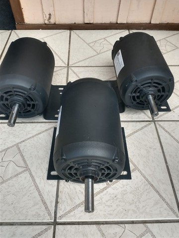 Motor elétrico trifásico para compressor de ar 20 pés. - Foto 2