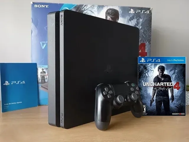 PS4 DA CASAS BAHIA  UNBOXING PLAYSTATION 4 SLIM BUNDLE 12 