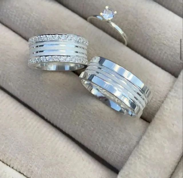 PAR DE ALIANÇAS COMPROMISSO 