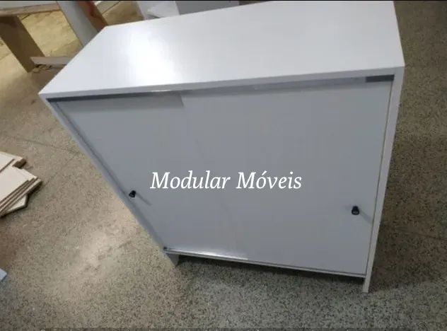 Balcão Vitrine com Portas em MDF - Foto 4