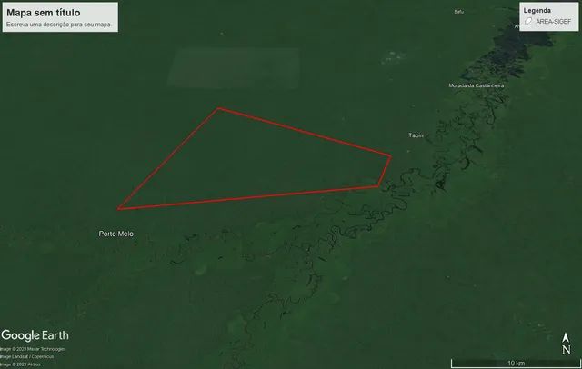 Fazenda com 22500 hectares em Coari/AM, área de mata virgem, sem acesso terrestre, somente - Foto 3