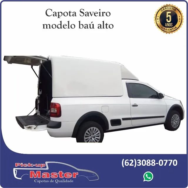 Capota para Saveiro Baú Meia tampa em Fibra de Vidro. Black Friday  - Foto 3