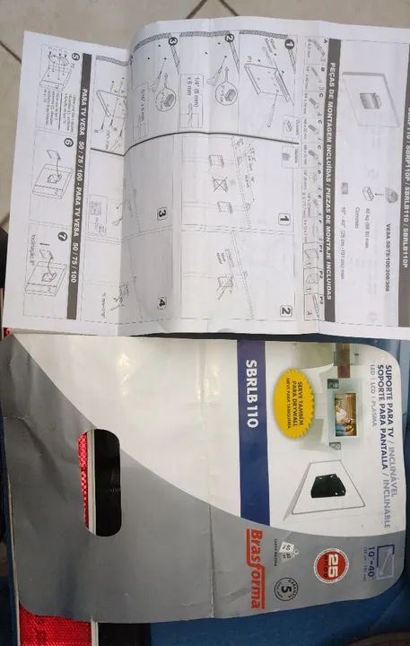 Suporte para TV SBRLB110 - Inclinável - 130 LCD Plasma - Foto 2