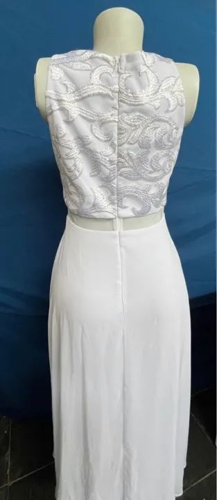Vestido branco para festas - Foto 4