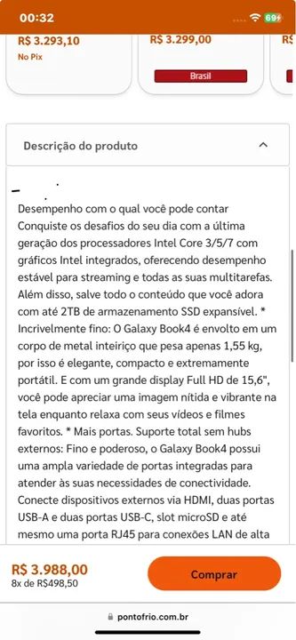 Notebook15.6"SamsungGalaxy Core I5-1335U 13ª Geração, Memória 8GB, SSD 512GB, Windows 11, - Foto 4