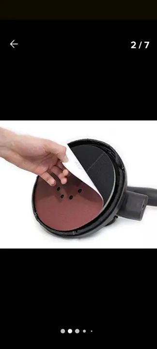 Kit 10 Lixas 225 mm ou 9 polegadas para Lixadeira girafa de parede - Foto 3