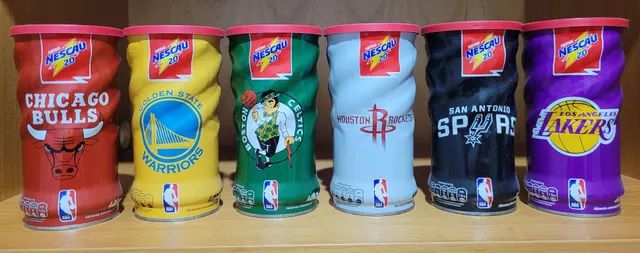 Coleção Latas nescau nba