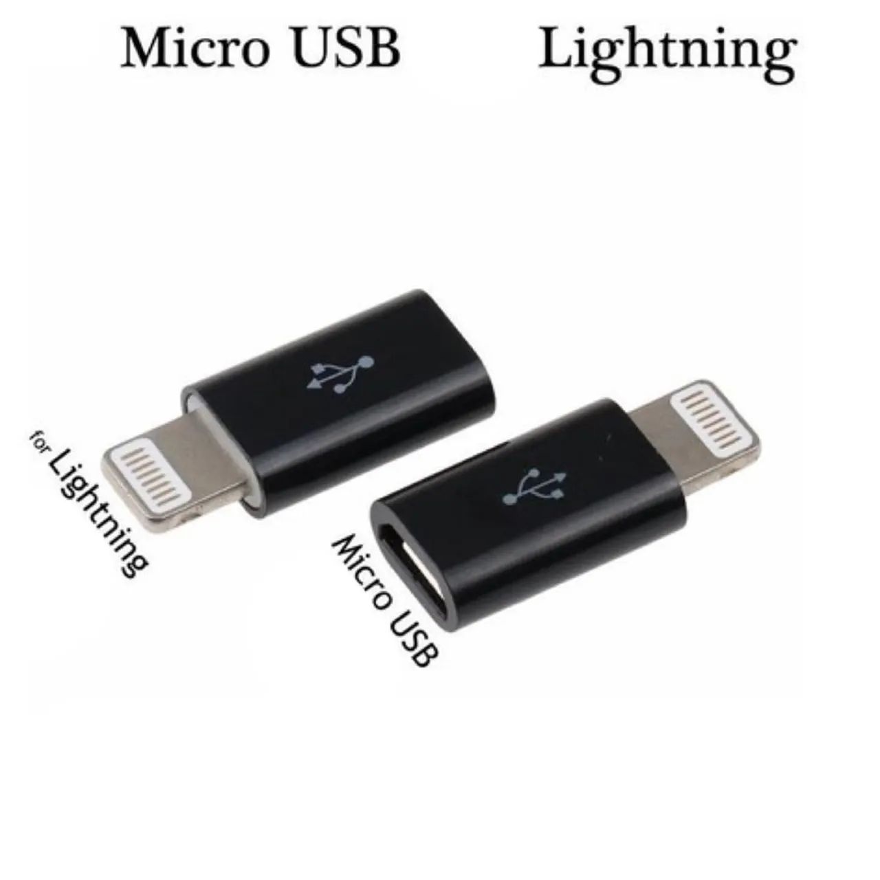Adaptador OTG Micro USB V8 Para iPhone Lightning em São Luís ma - Foto 3