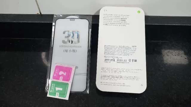 Case Silicone iPhone 12 Pro Max Rosa + Película 3D
