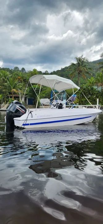 Lancha  - 17 pés - Motor 60hp 4 tempos - Foto 2