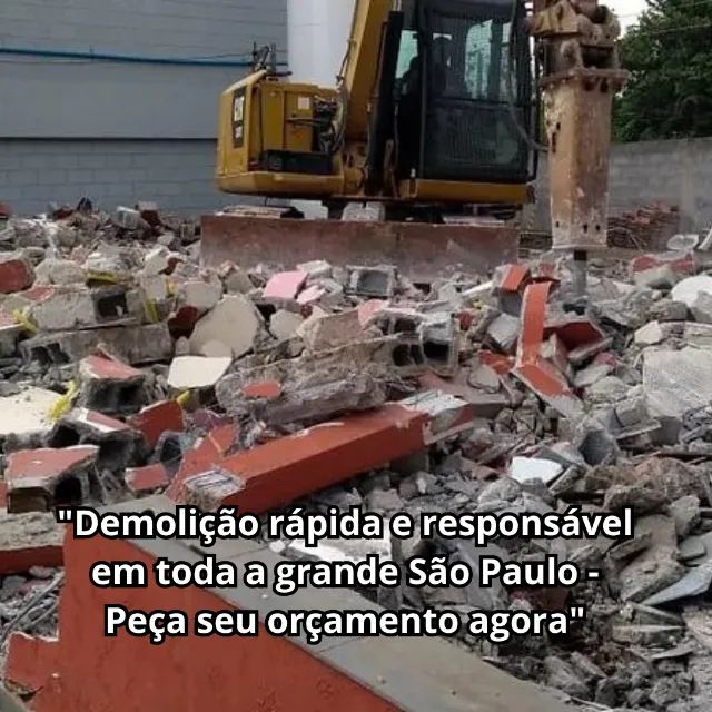  Serviço de Demolição em São Paulo