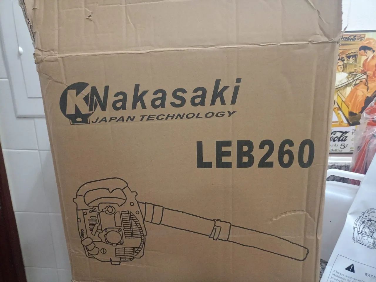 Soprador de folhas a Gasolina Profissional nakasaki leb 260