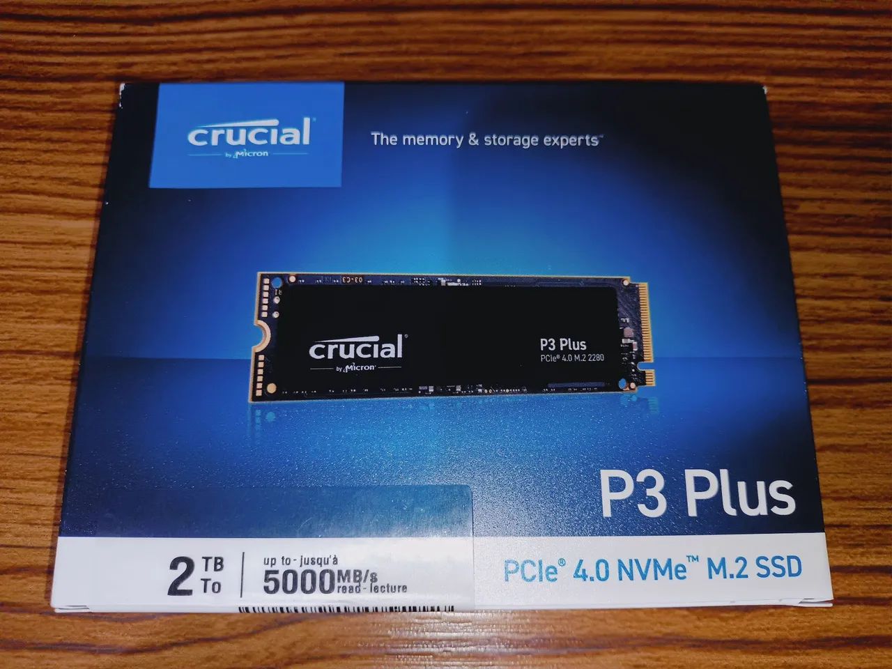 Nvme 2tb Crucial novo alta velocidade 