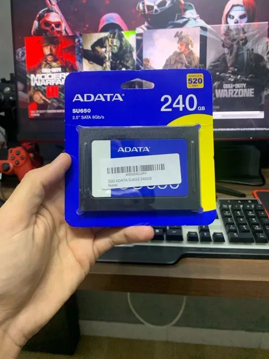 SSD ADATA SU650 240GB Novo