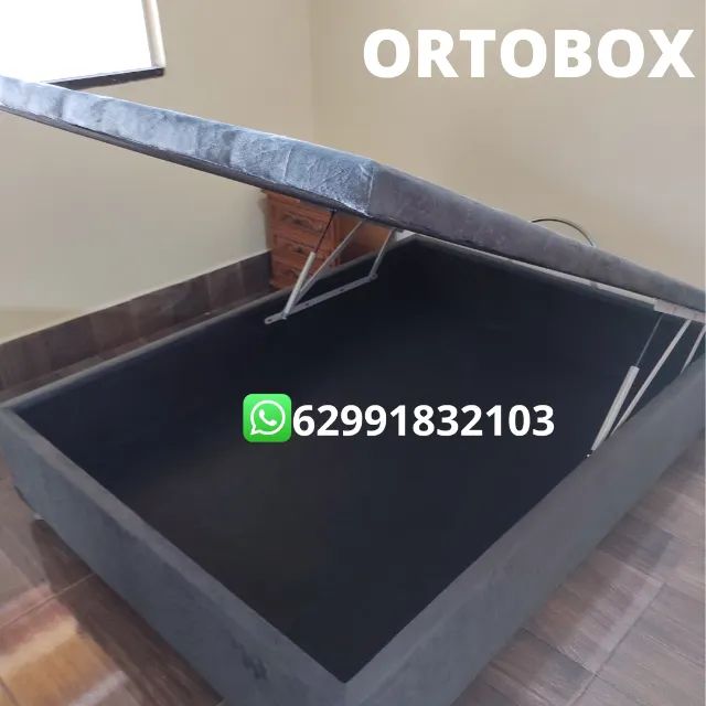 Cama Box Baú Casal inteiro tamanho padrão - Foto 2