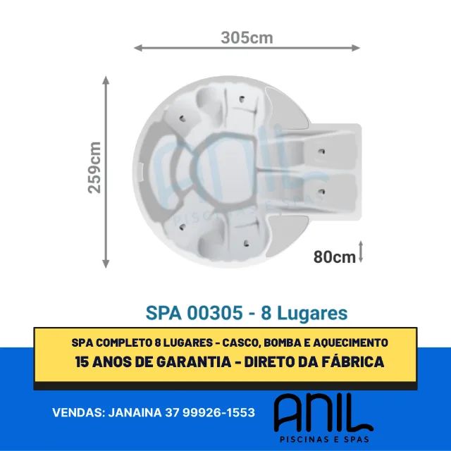 Ja - Spa com hidro e agua aquecida - Anil Piscinas - Foto 2