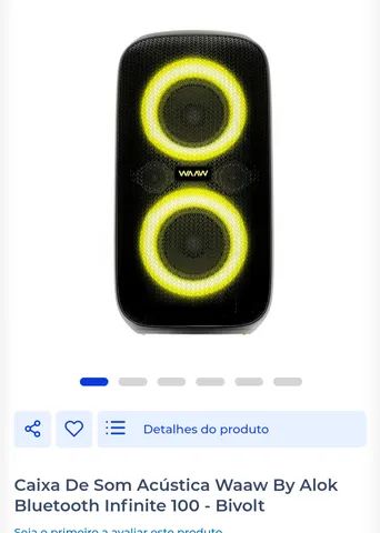 Caixa de som profissional amplificada Alok infinite potente  - Foto 2