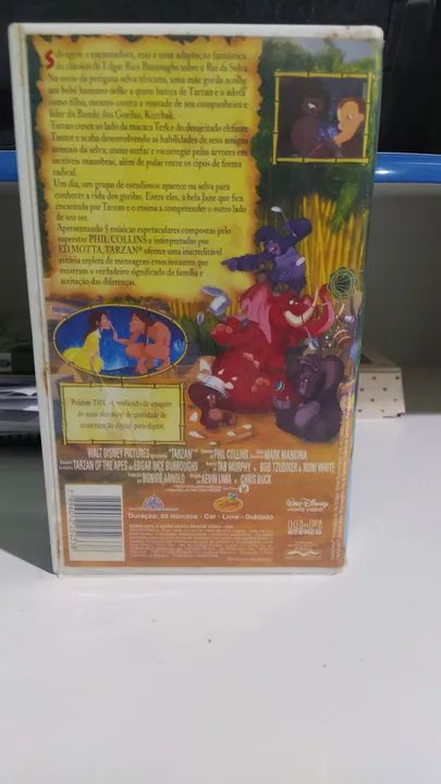 VHS Tarzan Dublado - Disney - Foto 2