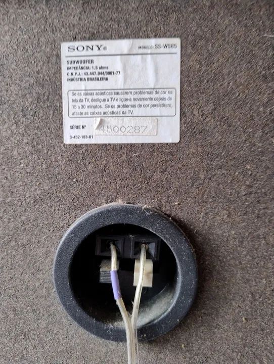 Caixa de Som Subwoofer Sony - Foto 3