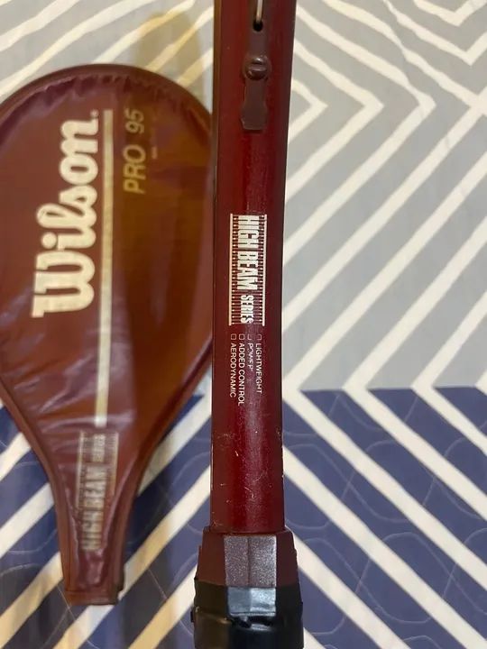 Raquete Tênis Wilson Pro 95 - L4 4 1/2 - Usada Em Bom Estado - Foto 3