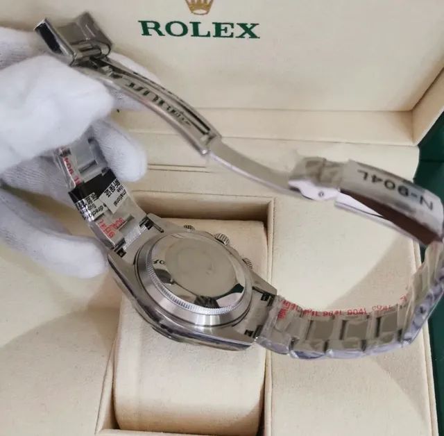Relógio Rolex Daytona Platina Eta Linha Clone - Foto 5