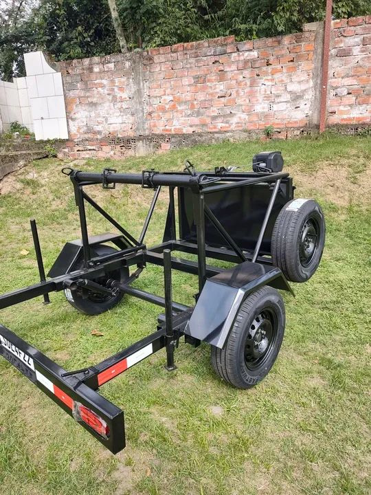 Reboque para transporte de bobinas de fibra óptica  - Foto 5