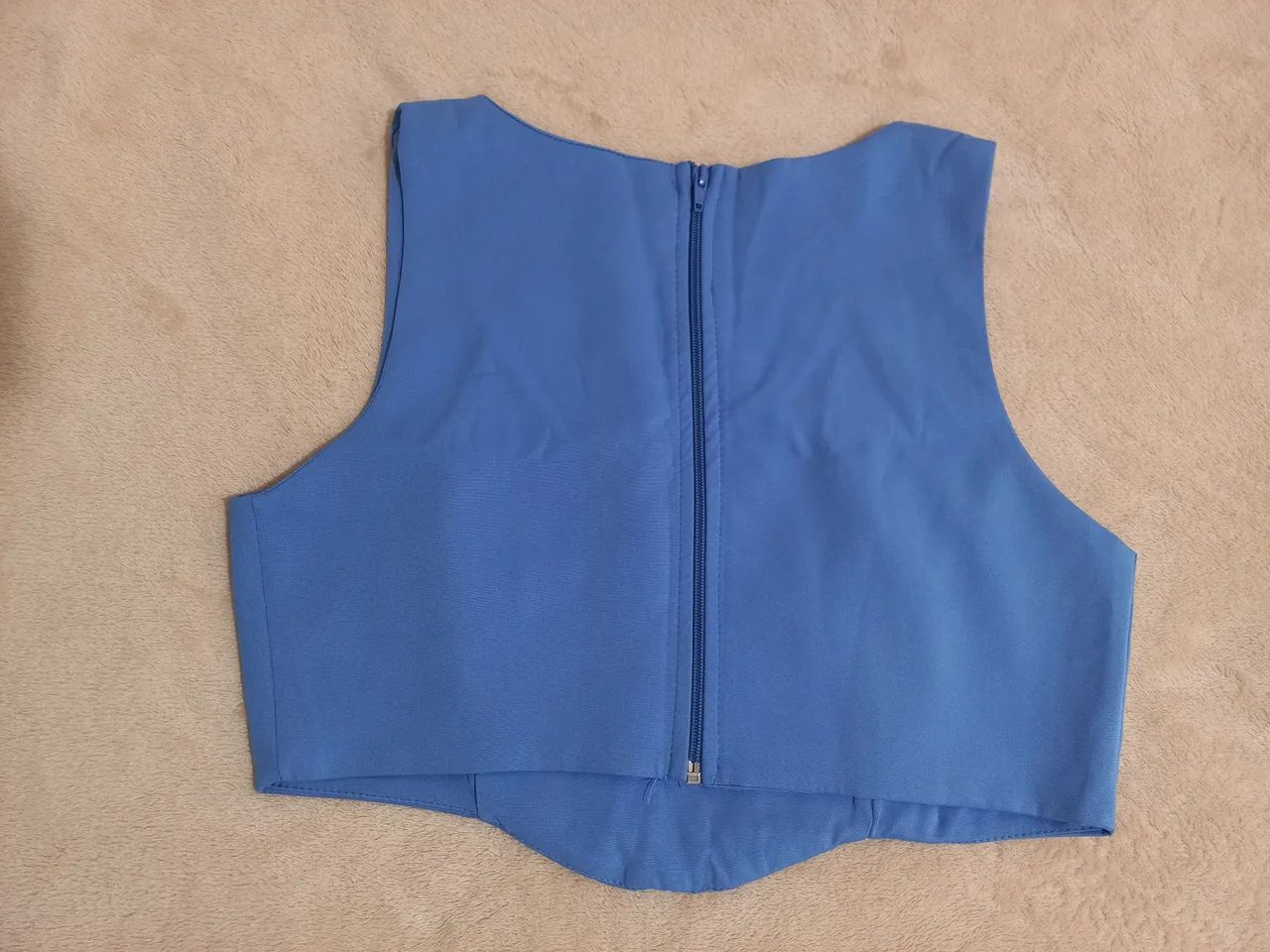 cropped azul  - Foto 2