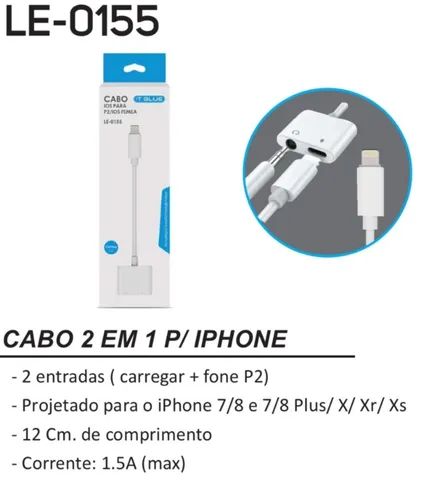 Cabo Otg Para Ios Para P2/ions Femea Iphone Le-0155 It Blue - Foto 4