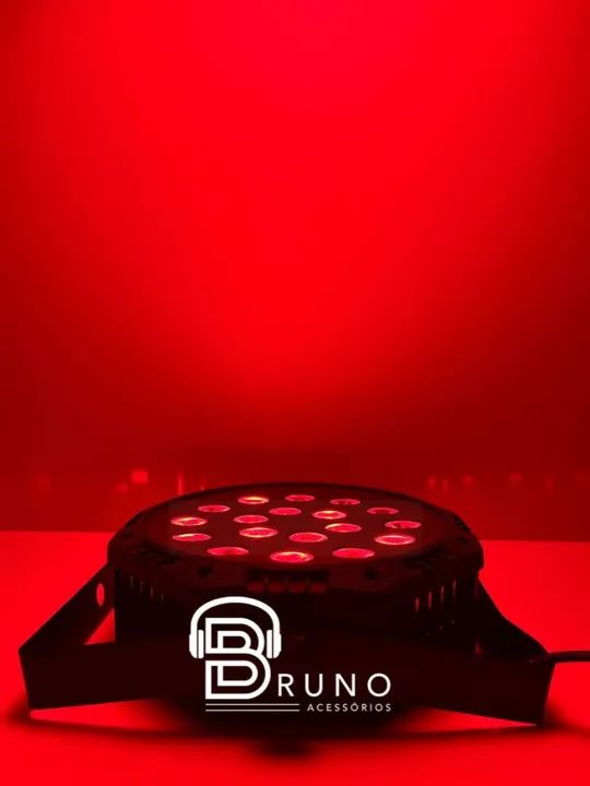 Canhão refletor 18 LED 1W RGB Refletor Iiluminação FESTA BALADA DJ<br> - Foto 5