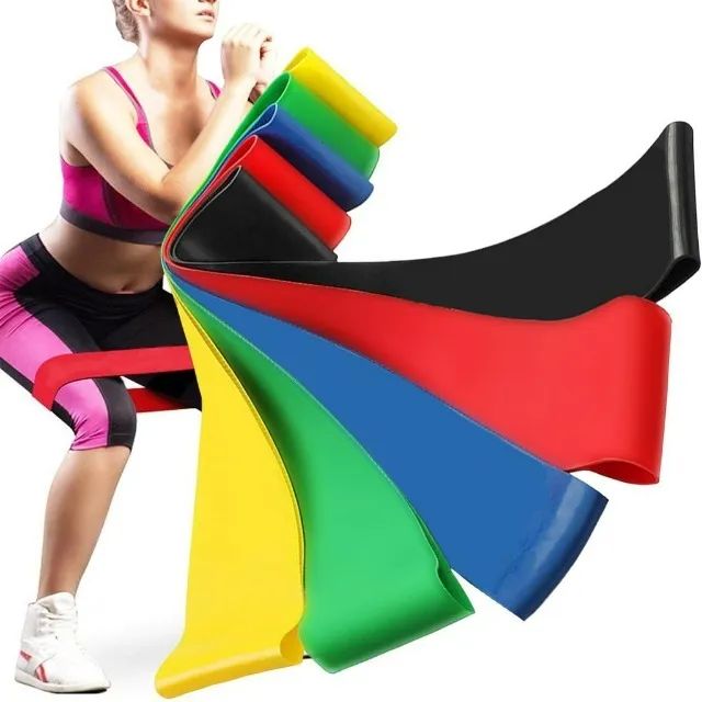 Bola Pilates 65cm + Mini Band faixa Elástica  - Foto 4