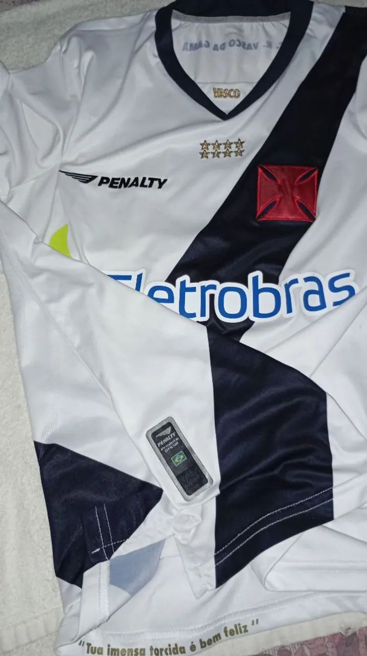 Camisa Vasco Penalty 2010- Tamanho M (nova) - Foto 2