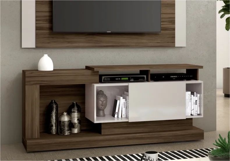 Rack para TV com Painel Moderno - Foto 4