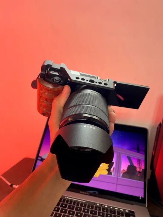 Sony Zve-10 + Lente 28-70 + Cage + Side Handle + 3 Baterias+