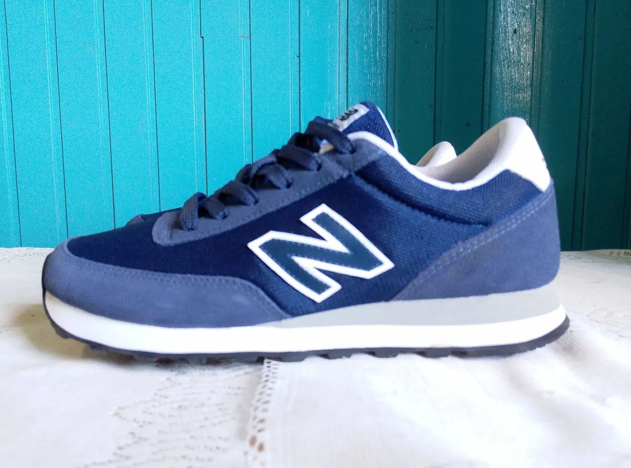 Tênis New Balance Masculino - Azul Nº 39, Semi-novo! - Foto 2