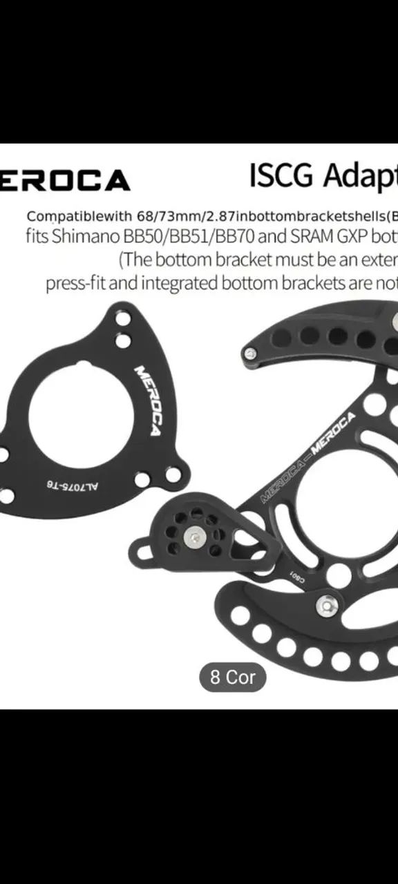 Kit  guia de  corrente  para DOWNHill e MTB - Foto 2