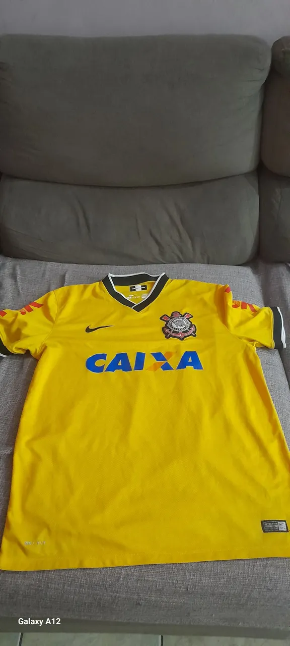 Camisa Corinthians Amarela Nike CAIXA
