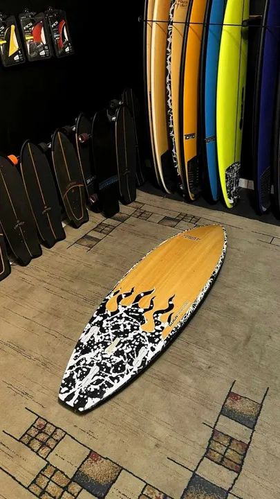 Prancha Surf Powerlight Plus Personalizada Fcs 2 Semi Nova - Foto 5