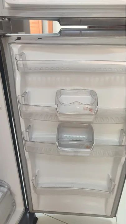 Geladeira Duplex com adesivo plotado Prata frost free brastemp  - Foto 5