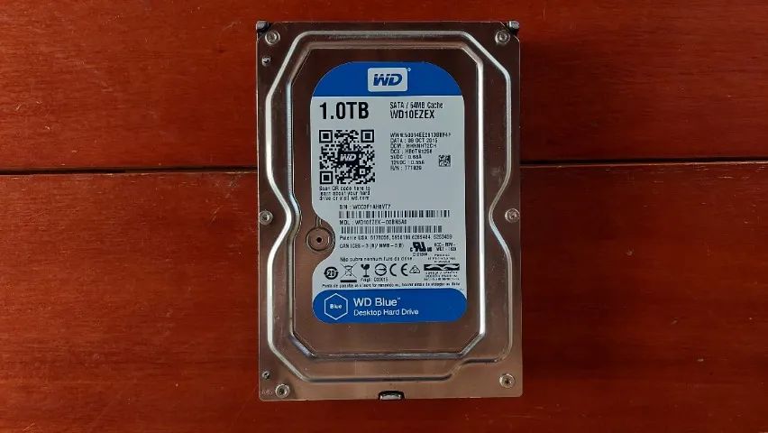 HD 3.5 WD Blue 1TB - WD10EZEX - 7.200RPM - 100% Saudáveis - Foto 2