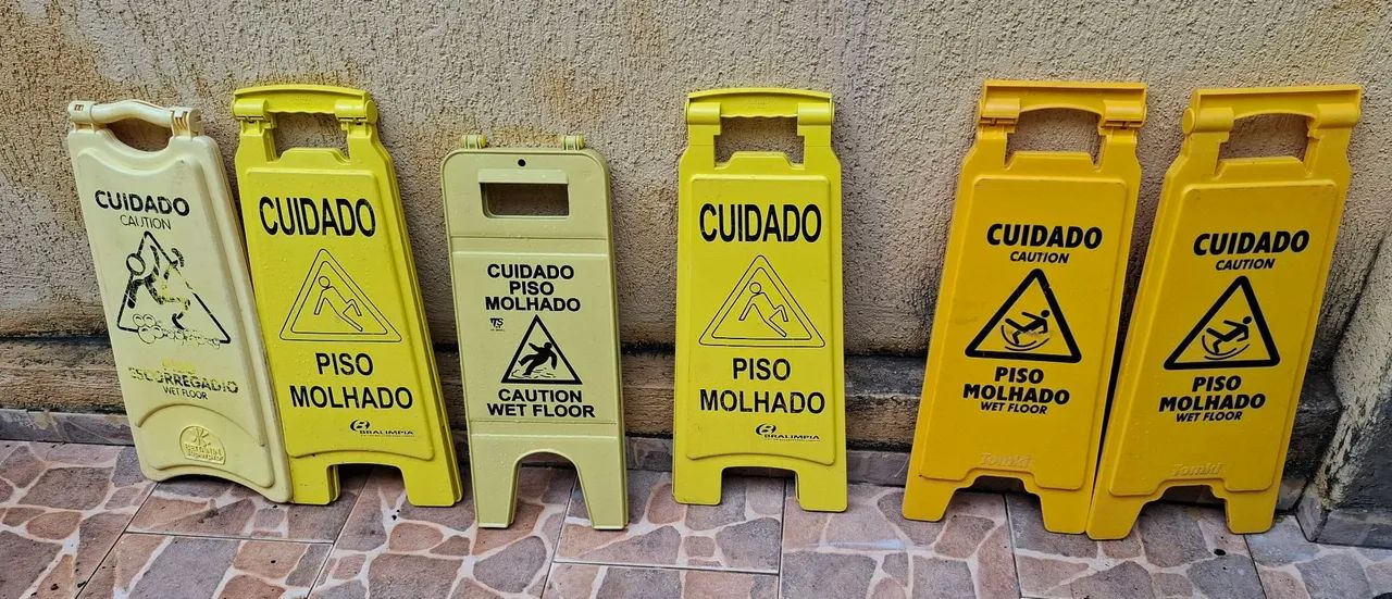 Placa de sinalização 