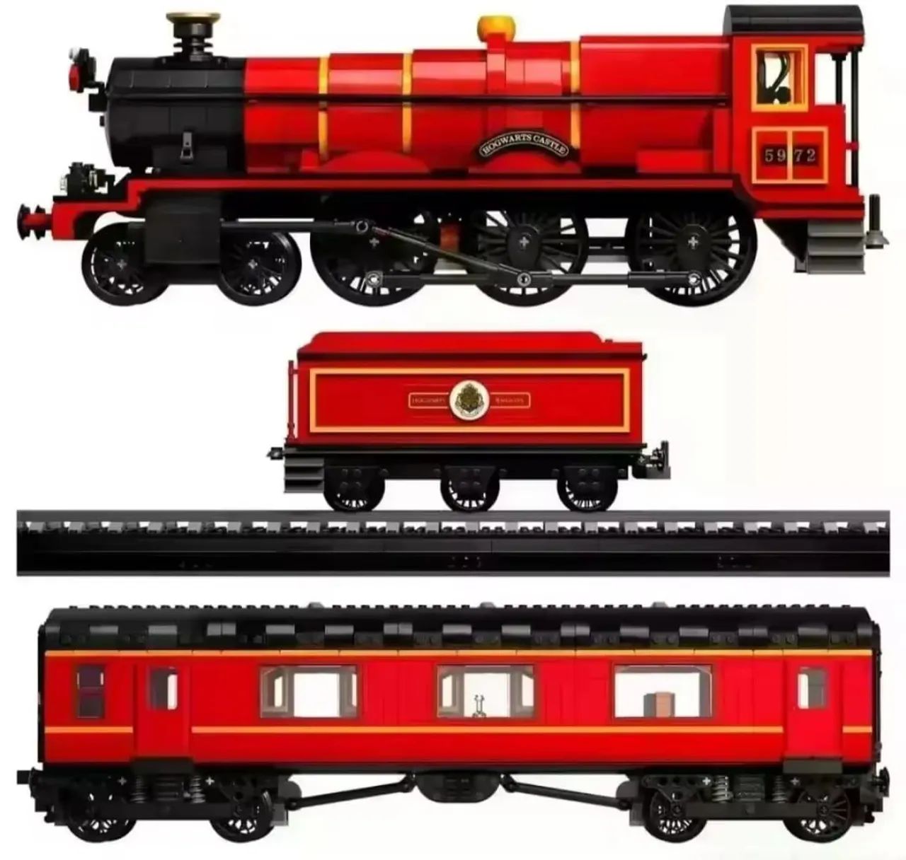 BLOCOS DE MONTAR EXPRESSO DE HOGWARTS HARRY POTTER * PEÇAS+ 20 FIGURES MARCA MEGA - Foto 3