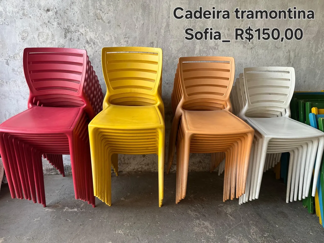 Cadeiras Tramontina Sofia - Cores Vibrantes!