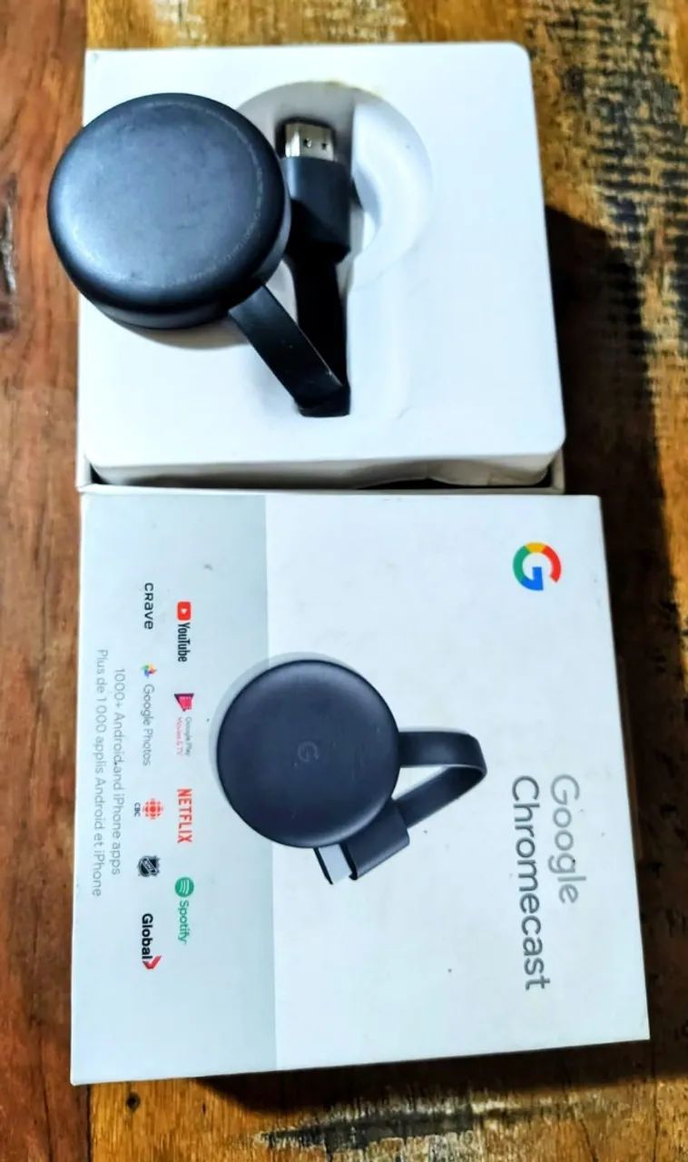 2 Google Chromecast 3rd Generation units in perfect condition for R$25064318470668163121