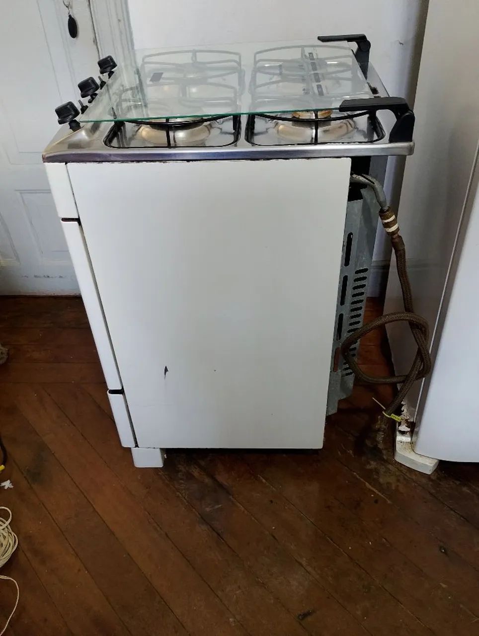 Fogão de quatro bocas com forno da Brastemp - Foto 5